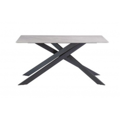 WOF Camilla Rebecca Grey/Black leg 2M Dining Table